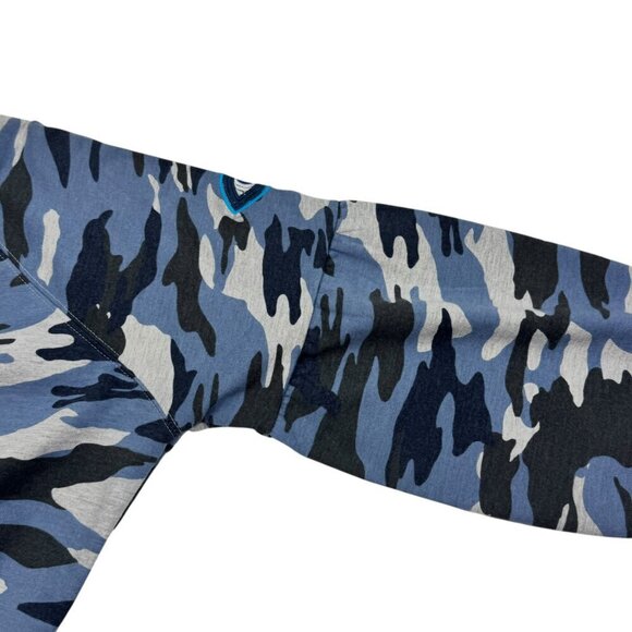 Sofia Vegara Evil Eye Blue/Gray Camo Jogger/Sweatshirt Set Women's Size Medium - Picture 4 of 13